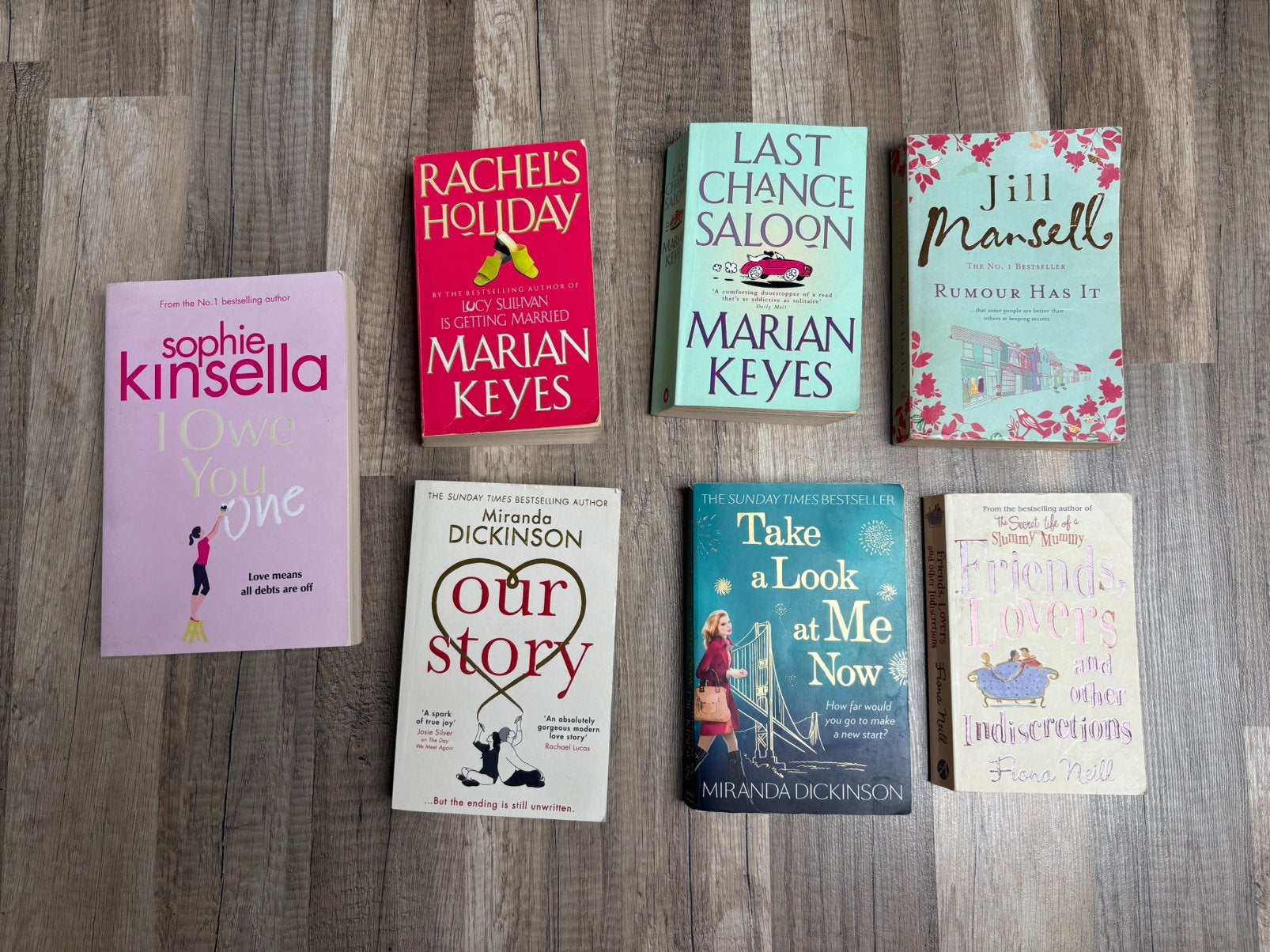 7 Engelse taal boeken: Marian Keyes, Sophie Kinsella …, Ophalen of Verzenden, Gelezen, Europa overig