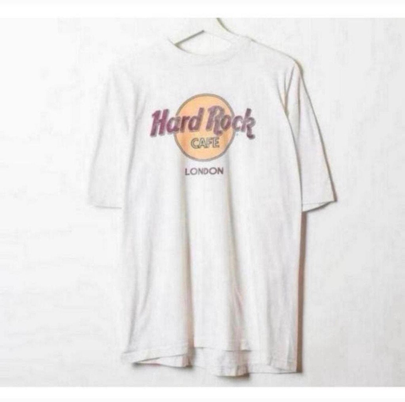 Hard-rock Cafe london, T-shirt hardrock tshirt xl x-large, Wit, Ophalen of Verzenden, Zo goed als nieuw, H