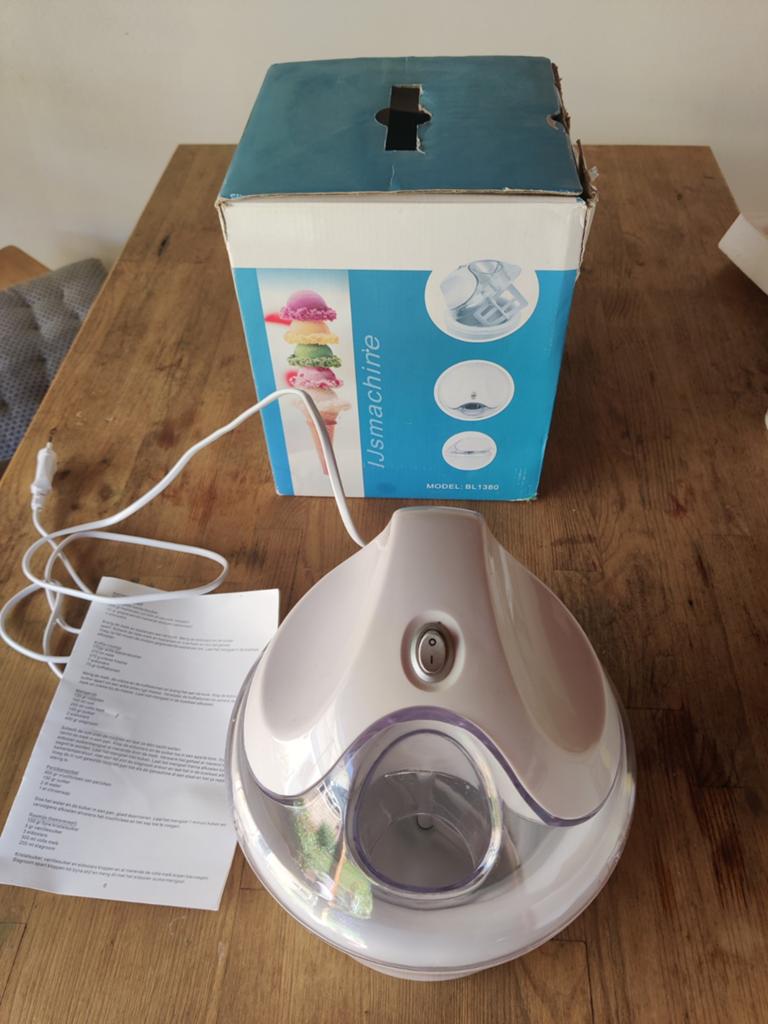 Ijsmachine 1,4L voor ijs, sorbet of bevroren yoghurt, Ophalen of Verzenden