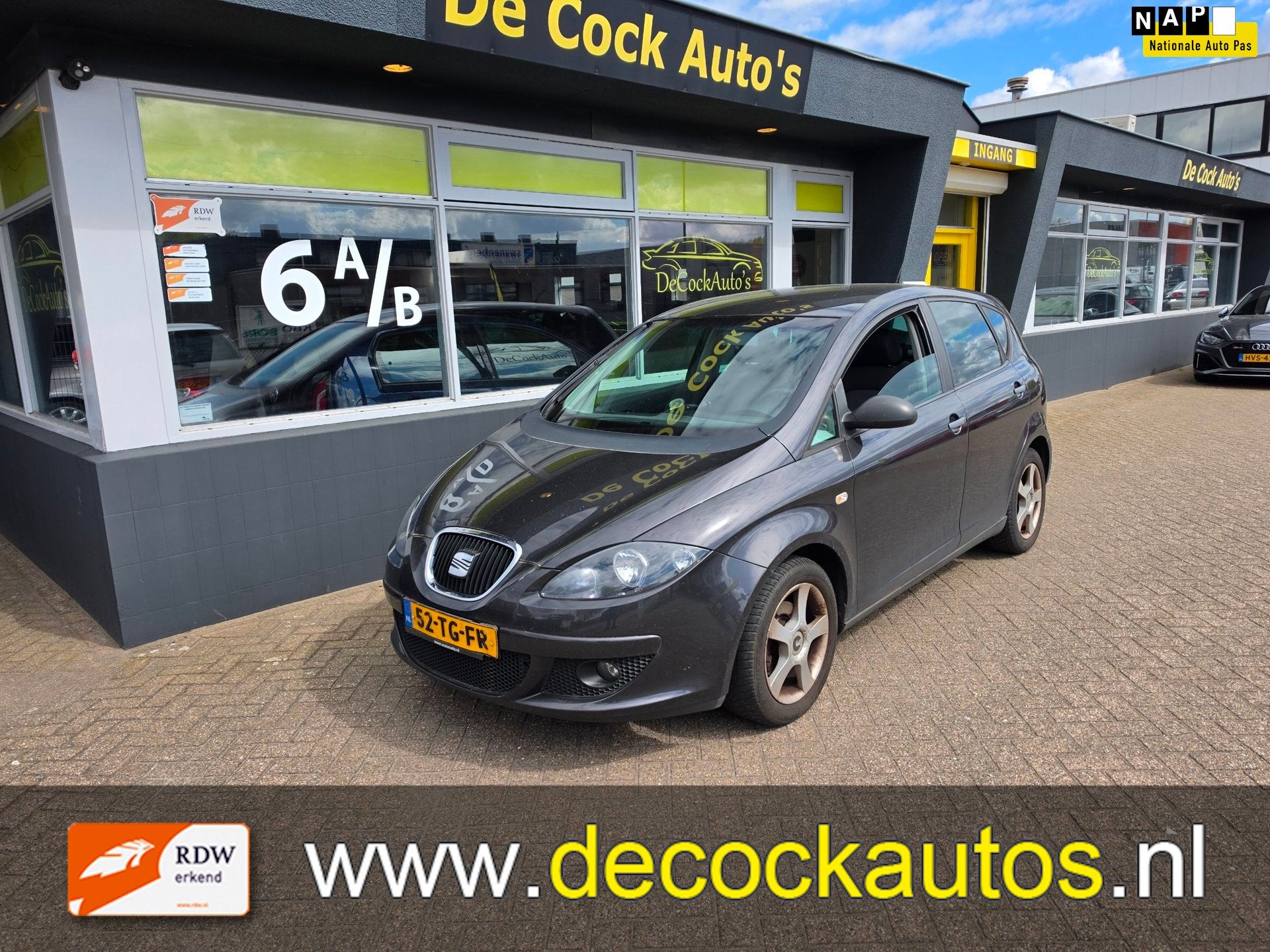 Seat Altea 1.6 Reference/TREKHAAK, Auto's, Gebruikt, 1295 kg, 4 cilinders, Zwart
