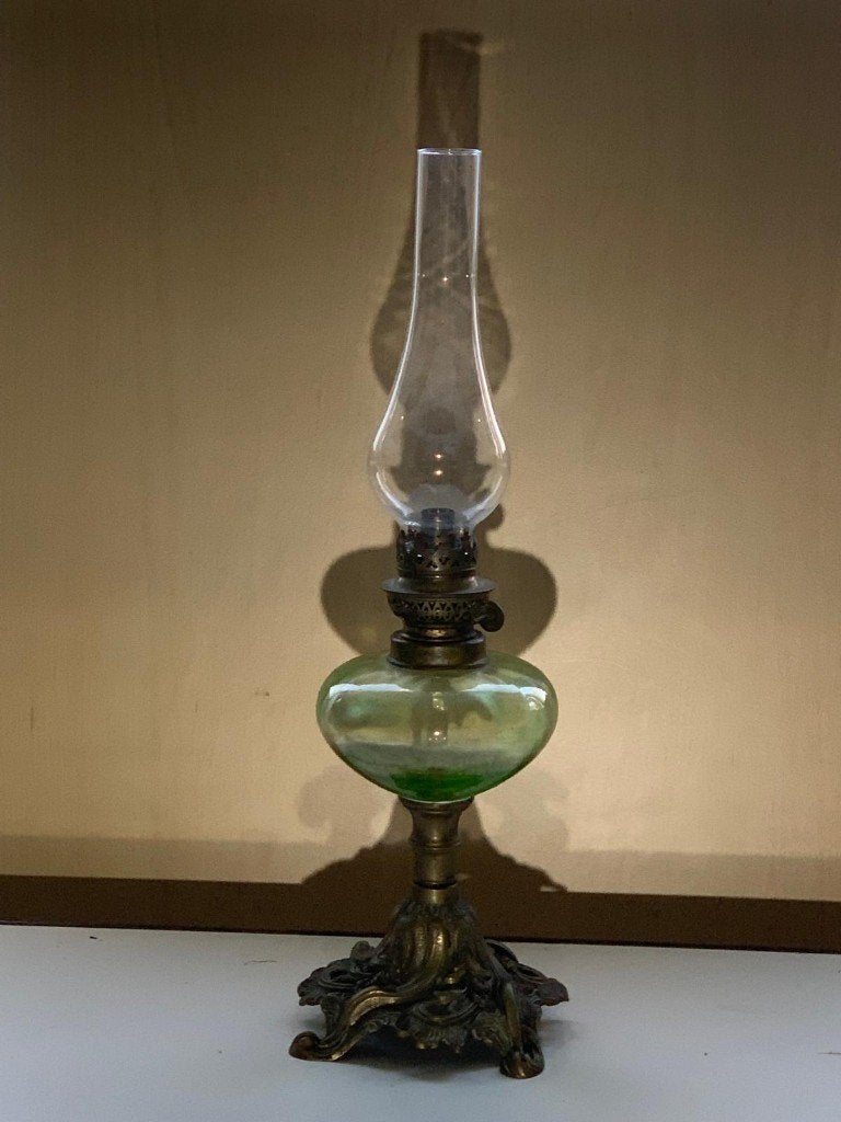 Petroleum lamp (vintage), Ophalen