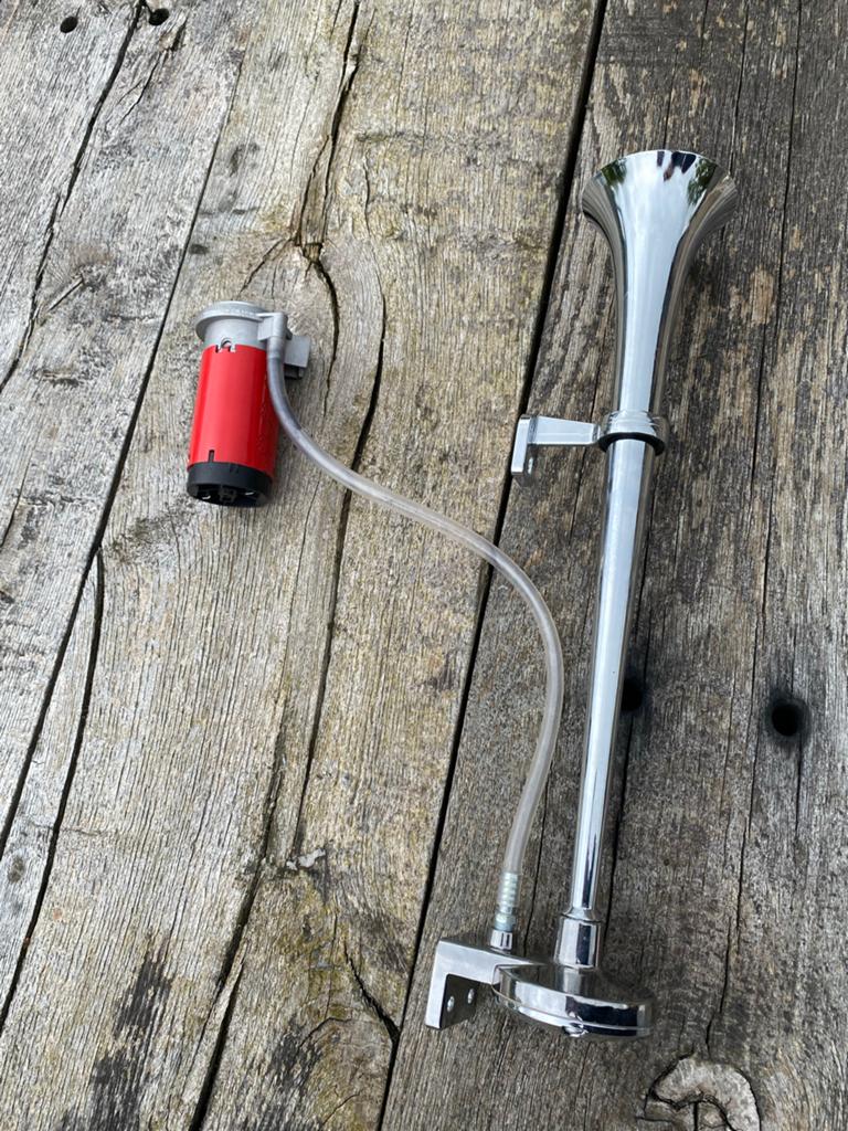 Luchthoorn met compressor - Chroom, Ophalen, Nieuw, Universele onderdelen
