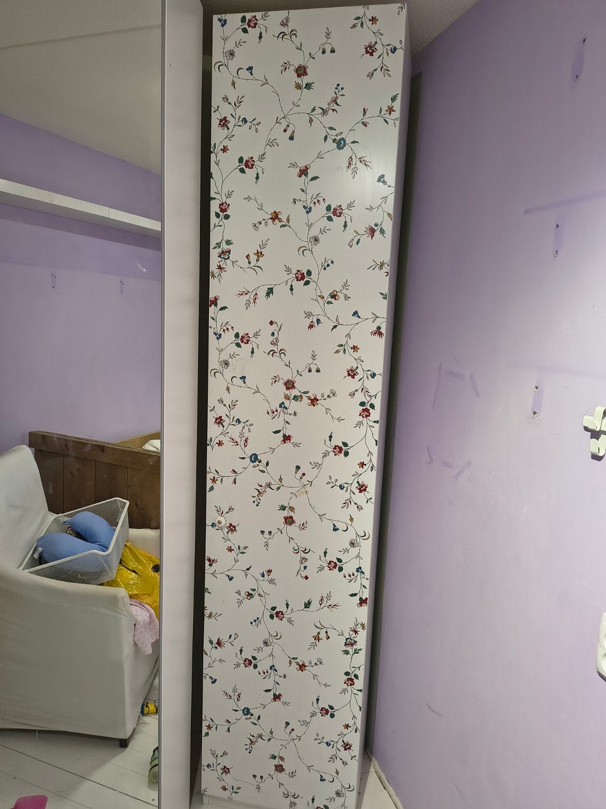 3 Pax deuren Ikea, bloemenmotief, Huis en Inrichting, Kasten | Overige, Gebruikt, Ophalen