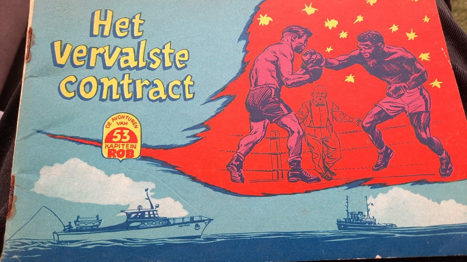 Kapitein Rob - Het Vervalste Contract & Kapitein Rob in Chin, Boeken, Meerdere stripboeken, Ophalen, Gelezen, Pieter Kuhn