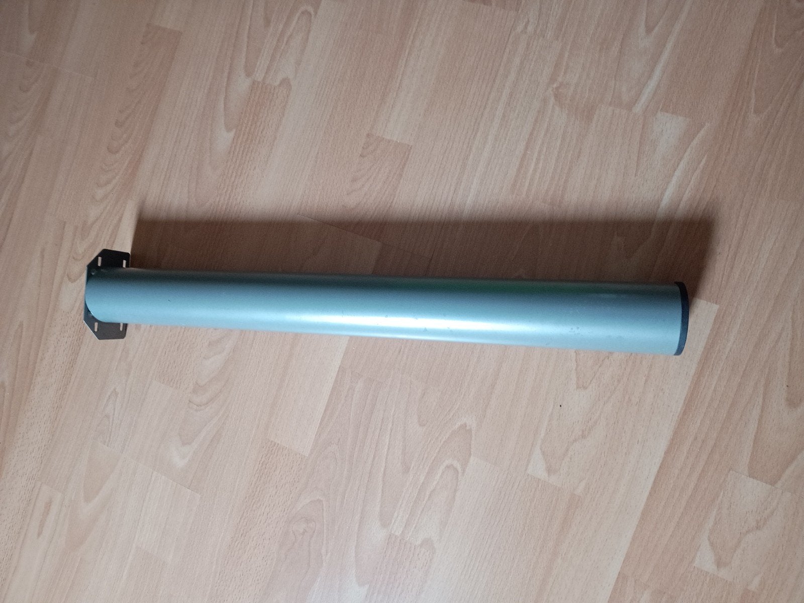 2 stevige tafelpoten, grijs metaal, Ophalen, Gebruikt, Metaal, Tafelpoot