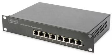 DIGITUS 8-Poorts Gigabit Switch, 10 Inch - DN-80114, Computers en Software, Netwerk switches, Verzenden, Nieuw
