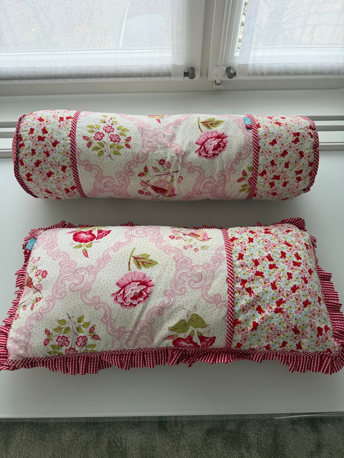Pip Studio Decoratieve Kussenset: Rolkussen & Sierkussen, Ophalen of Verzenden, Zo goed als nieuw, Roze, Cilindervormig