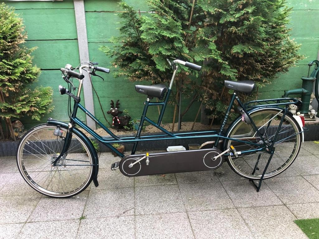 Gazelle tandemfiets - Band en binnenband nodig, Ophalen, Gebruikt, Gazelle