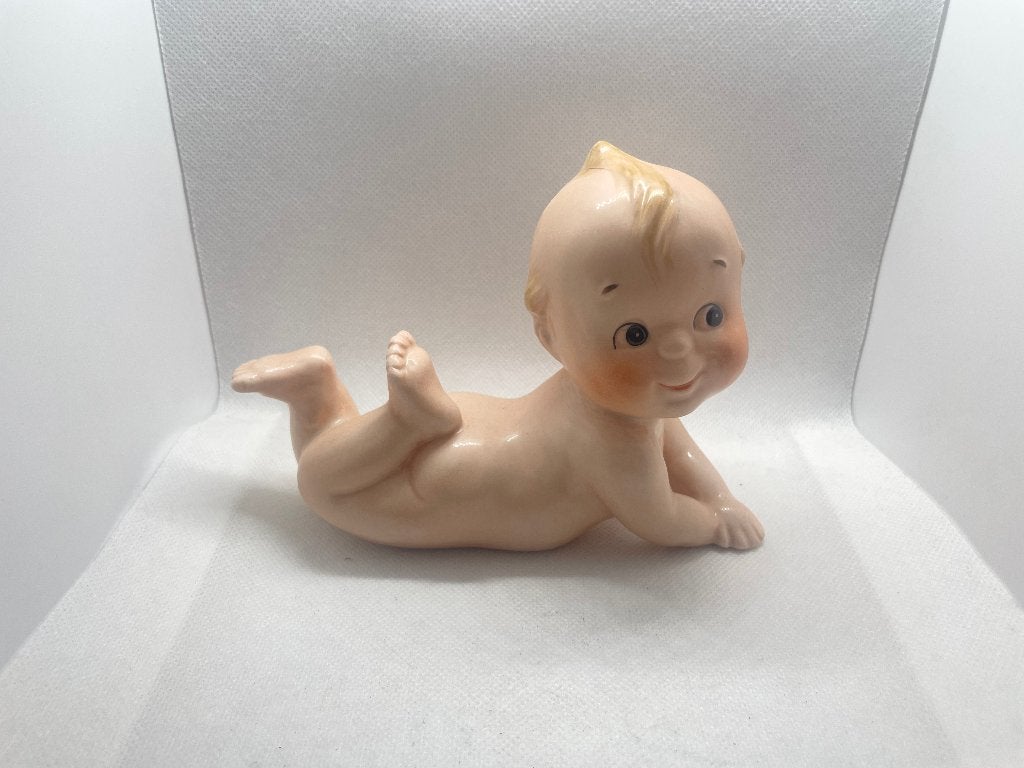 Neundorf piano baby, porselein, Vintage, Meerkleurig, Overige materialen, Ophalen of Verzenden