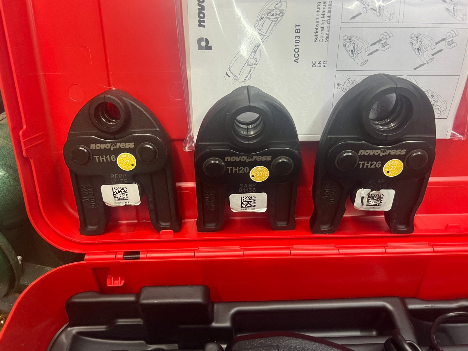 Perstang Novopress aco103 bt inc persbekken nieuw, Ophalen of Verzenden, Nieuw