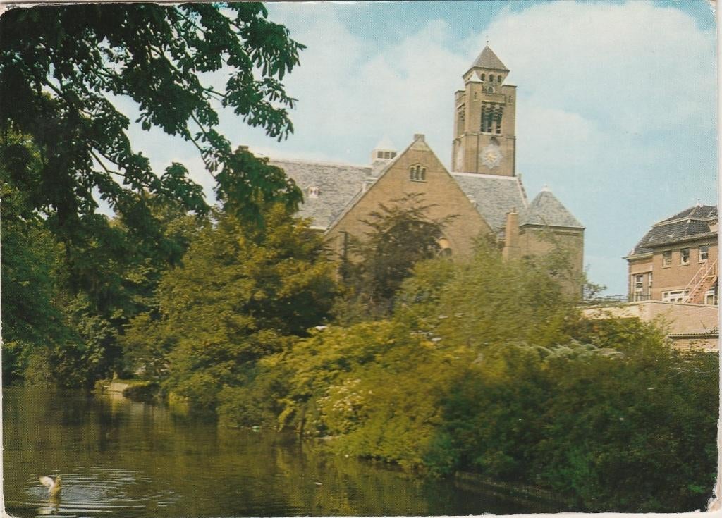 ALPHEN AAN DEN RIJN Ned. Herv. Kerk, Verzamelen, Ansichtkaarten | Nederland, Verzenden, 1960 tot 1980, Ongelopen, Zuid-Holland
