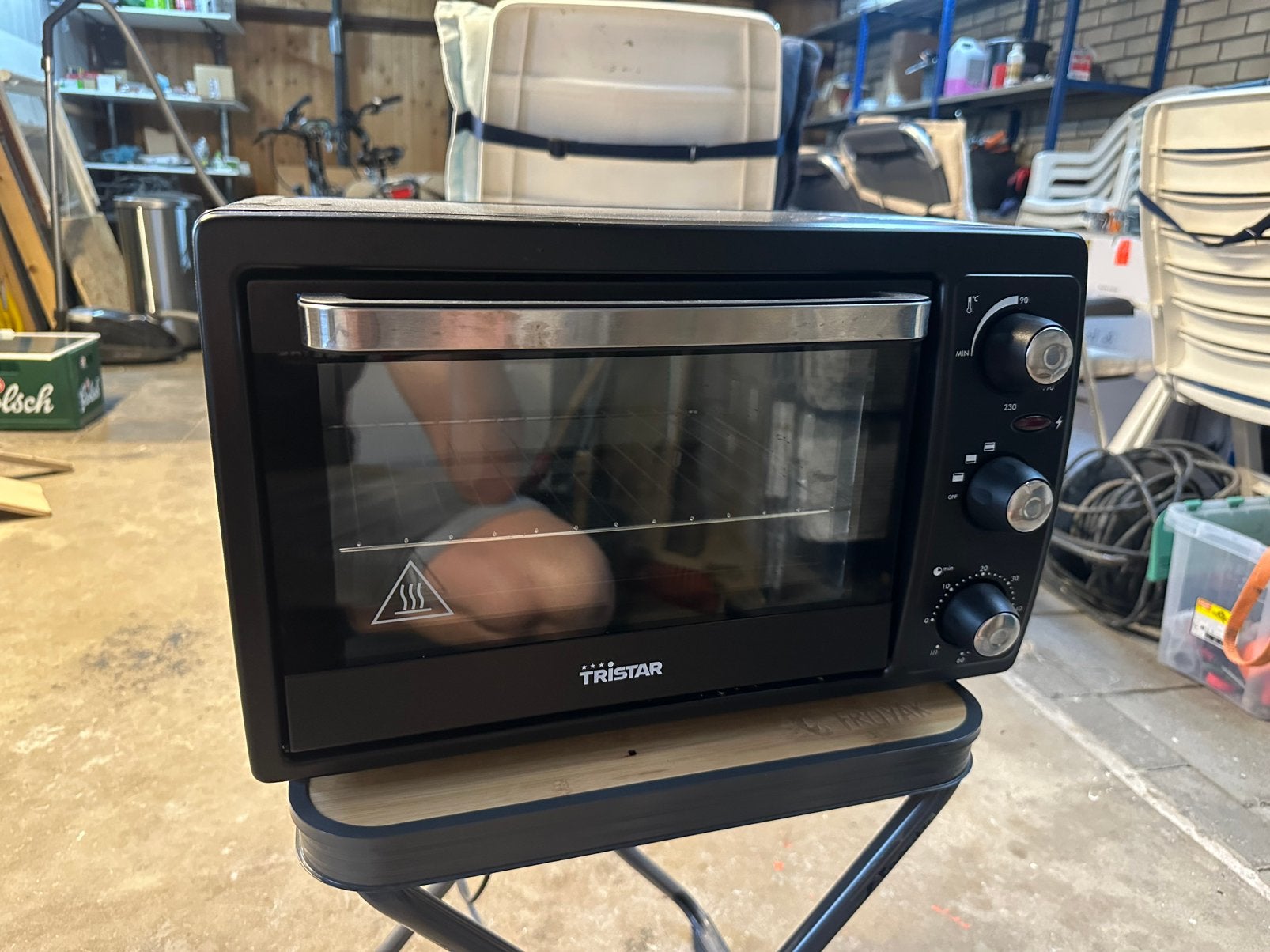 Tristar oven ideaal voor camperen of caravan, Witgoed en Apparatuur, Ophalen, Zo goed als nieuw, Vrijstaand, Tristar