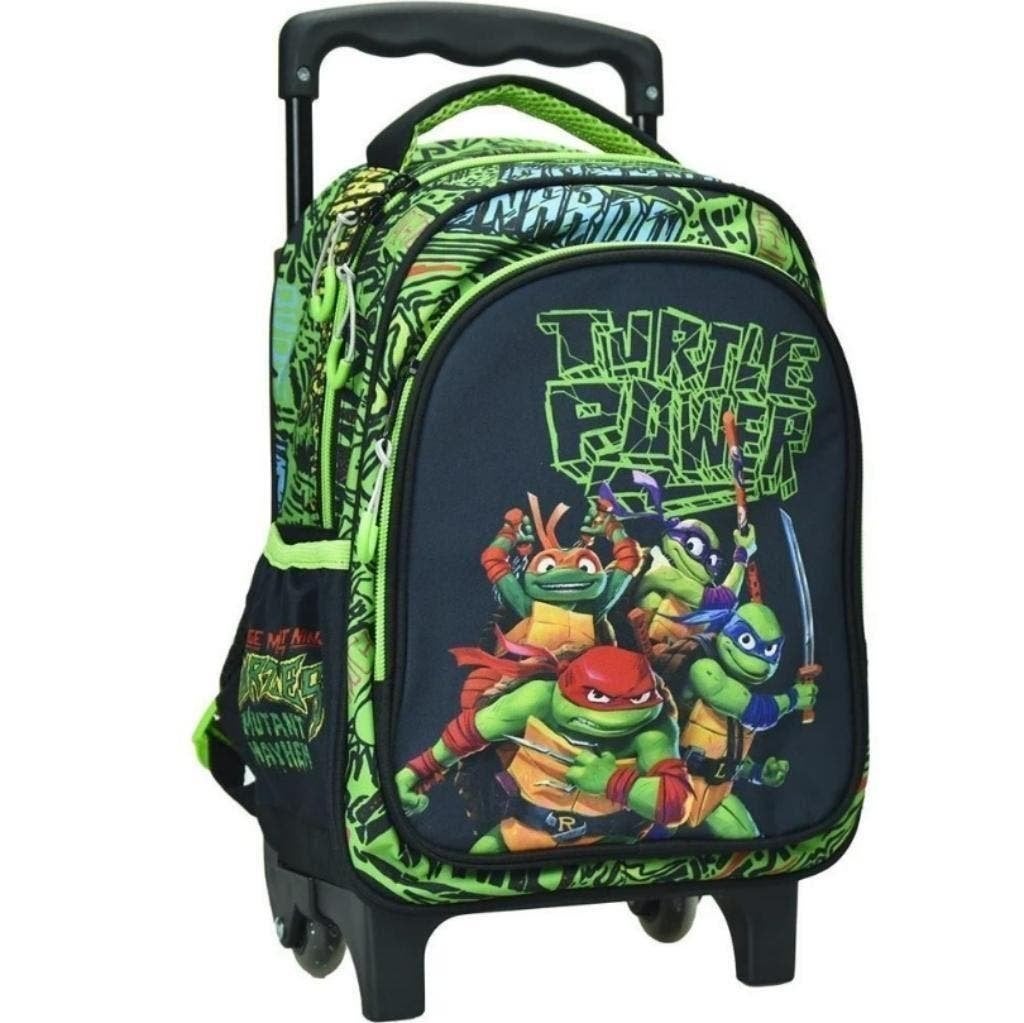 Ninja Turtles Trolley Rugzak - TMNT, Uitschuifbare handgreep, 20 tot 30 cm, Minder dan 40 cm, Ophalen of Verzenden