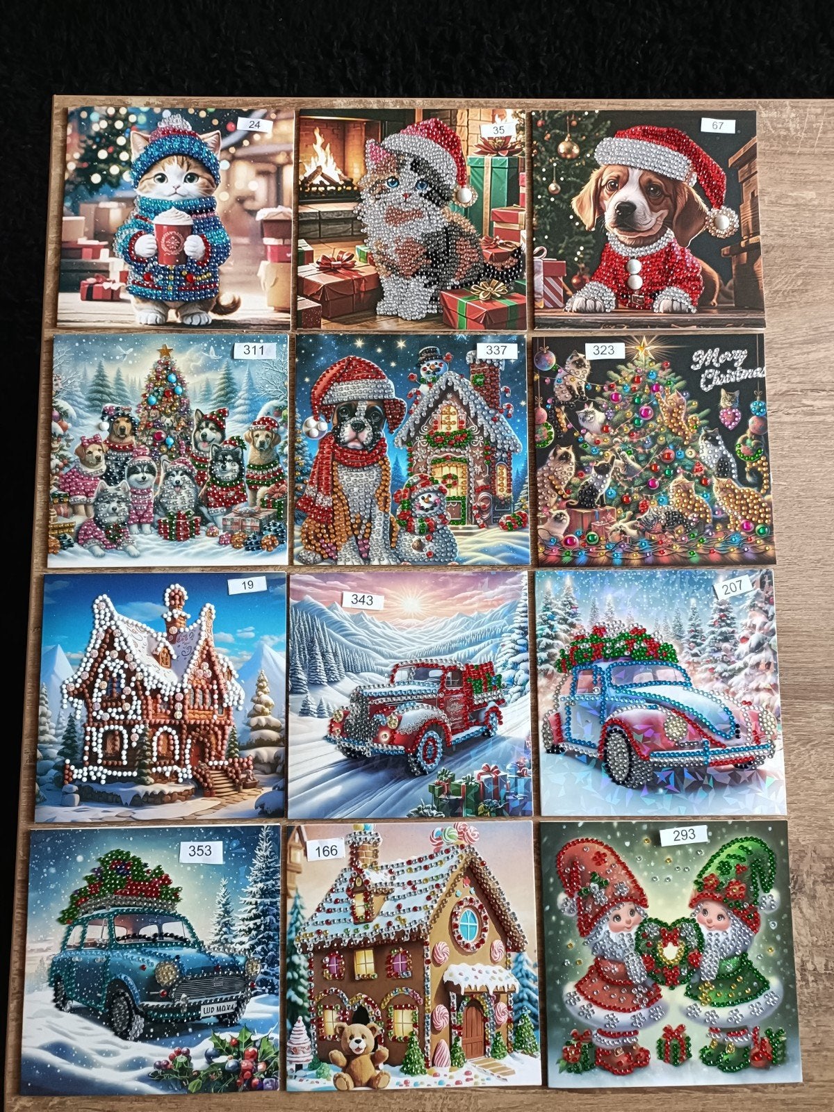 Mooie daimond painting kaarten kerst, Ophalen of Verzenden, Nieuw, Kerst