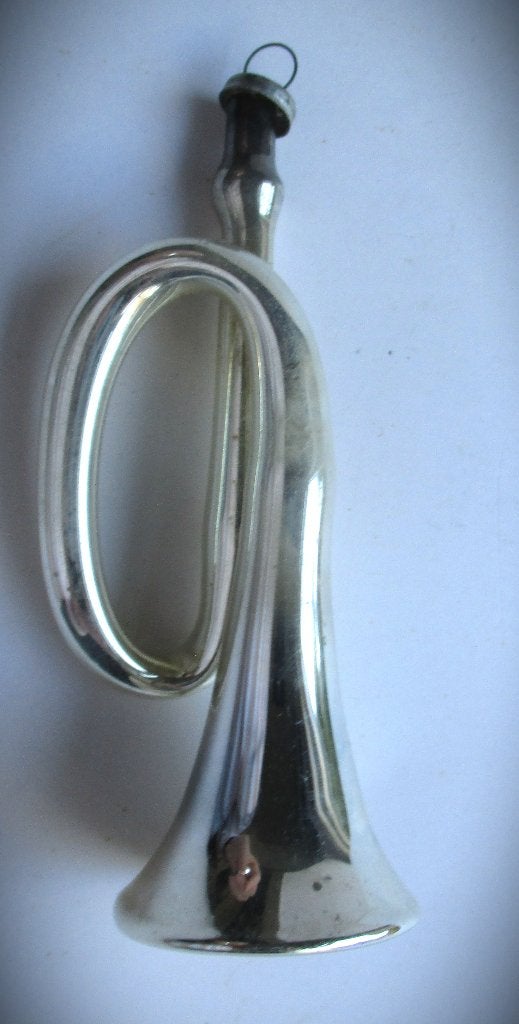 Kerstbal~Glas~Trompet~Glazen oude Kerstballen, Ophalen of Verzenden