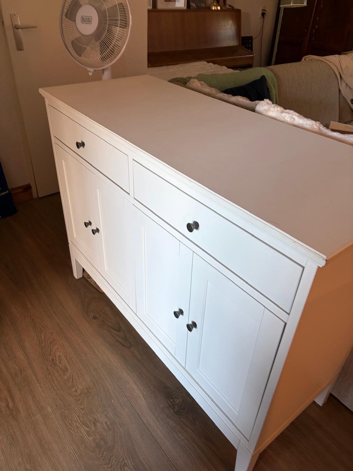 IKEA IDANÄS Buffetkast wit, 124x50x95 cm, Ophalen, Gebruikt, 100 tot 150 cm, Landelijk