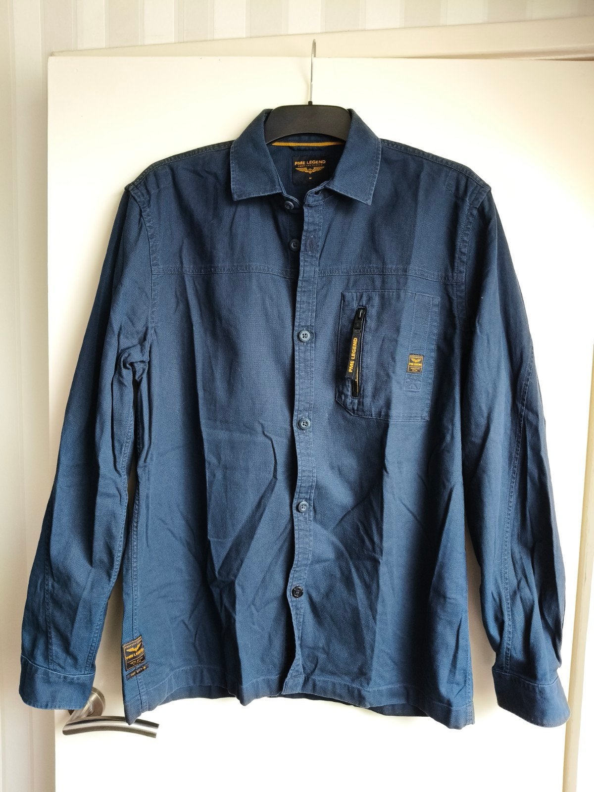 PME Legend heren overhemd maat M - Zo goed als nieuw, Ophalen, Zo goed als nieuw, Blauw, PME Legend