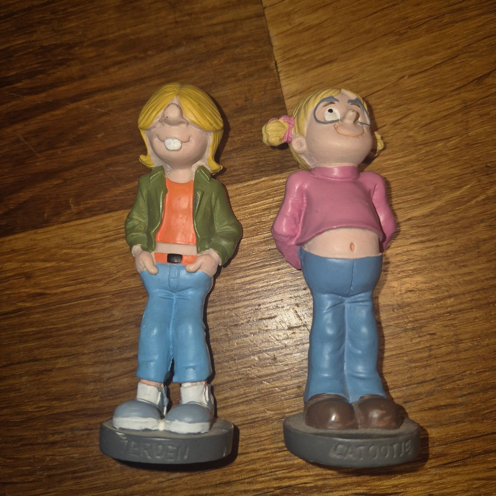Jan Jans en de Kinderen Jeroen en Catootje Poppetje 2002, Ophalen