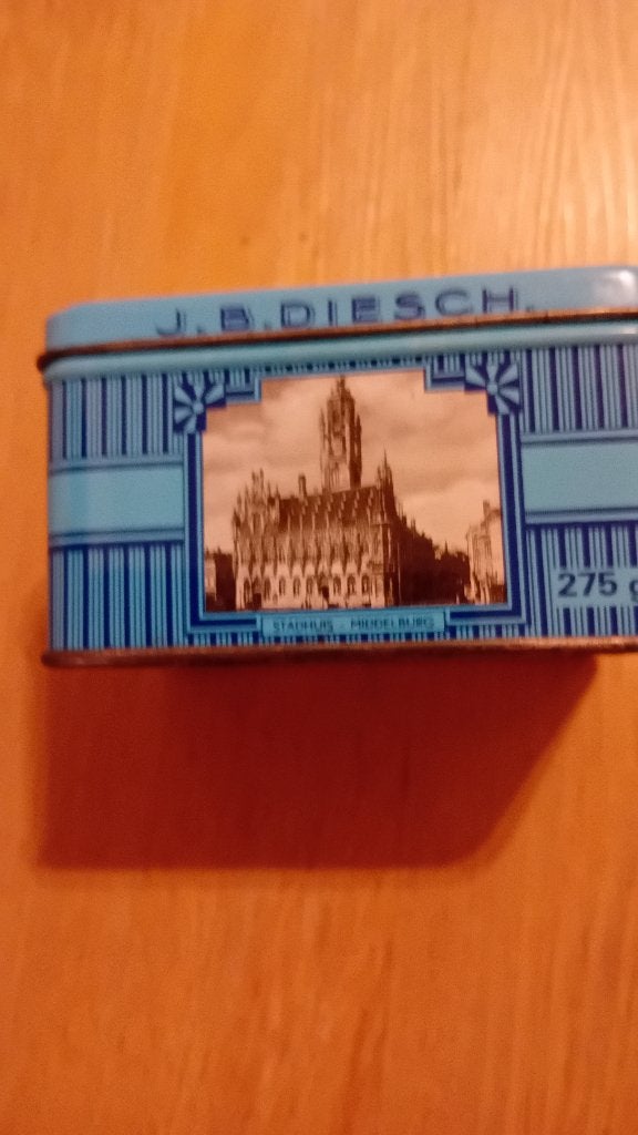 Blikje haagse hopjes (leeg), Ophalen of Verzenden, Gebruikt, Overige