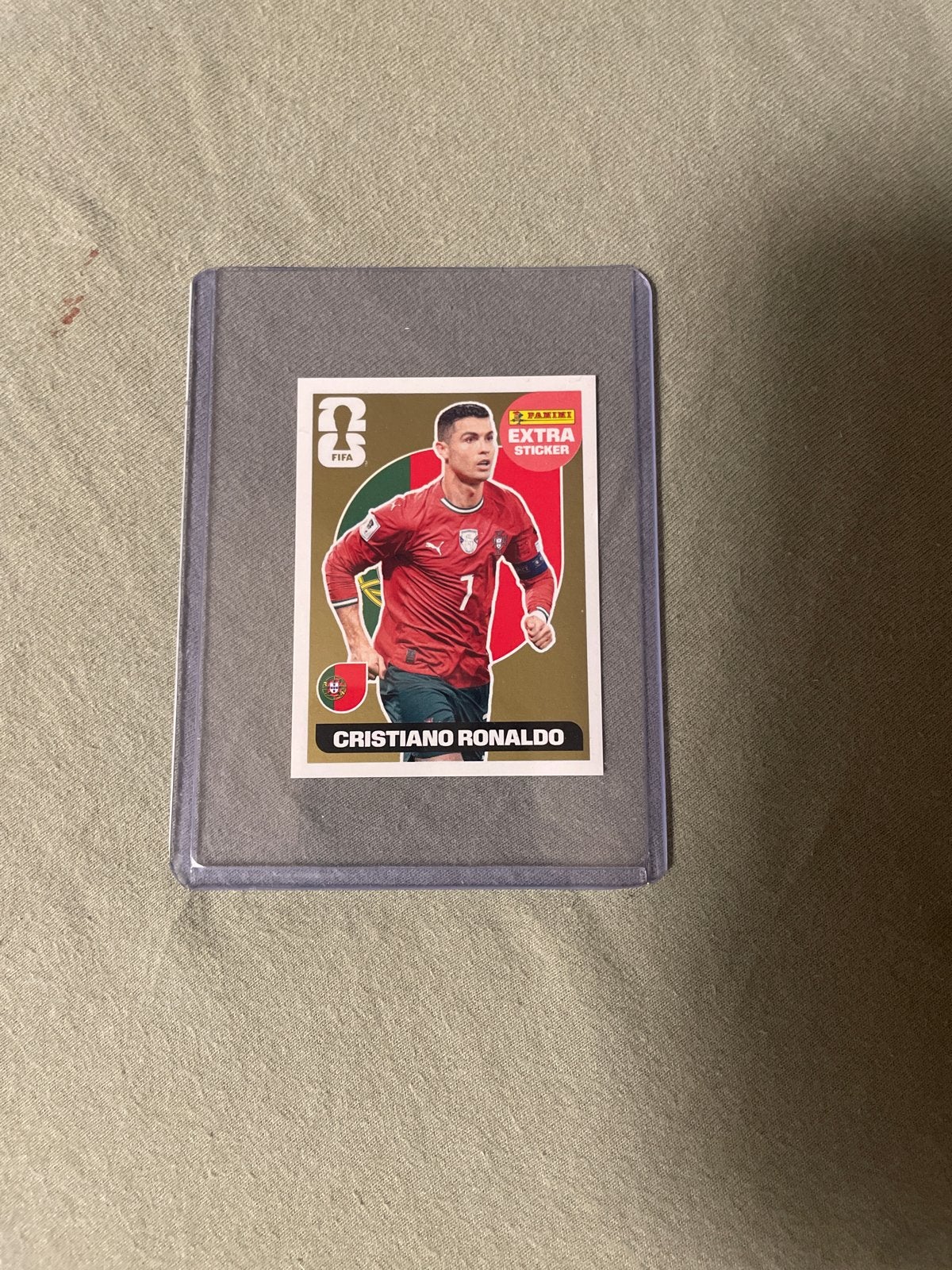 Panini FIFA World Cup 2026 Extra Sticker Cristiano Ronaldo, Ophalen, Zo goed als nieuw, Sticker