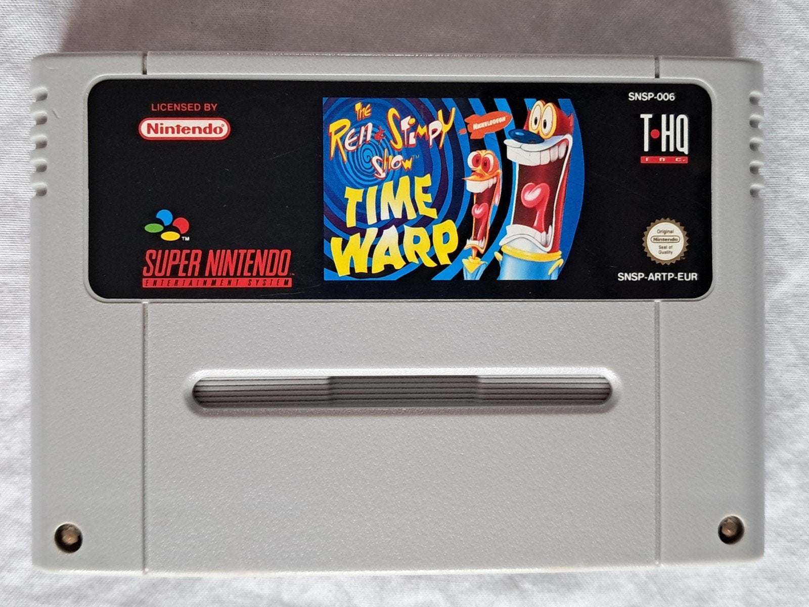 The Ren & Stimpy Show: Time Warp - Super Nintendo SNES, Avontuur en Actie, Gebruikt, 1 speler, Eén computer