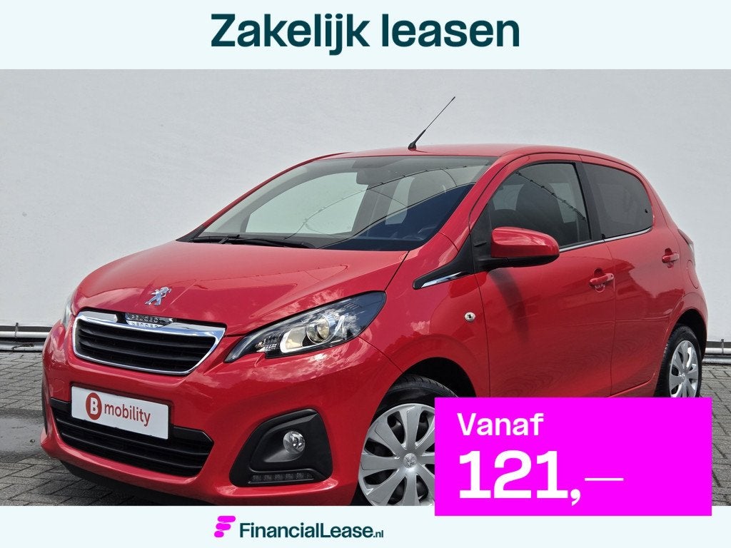 Peugeot 108 1.0 e-VTi Active 5-Drs. Cruise Control Achteruit, Voorwielaandrijving, Stof, Gebruikt, 4 stoelen