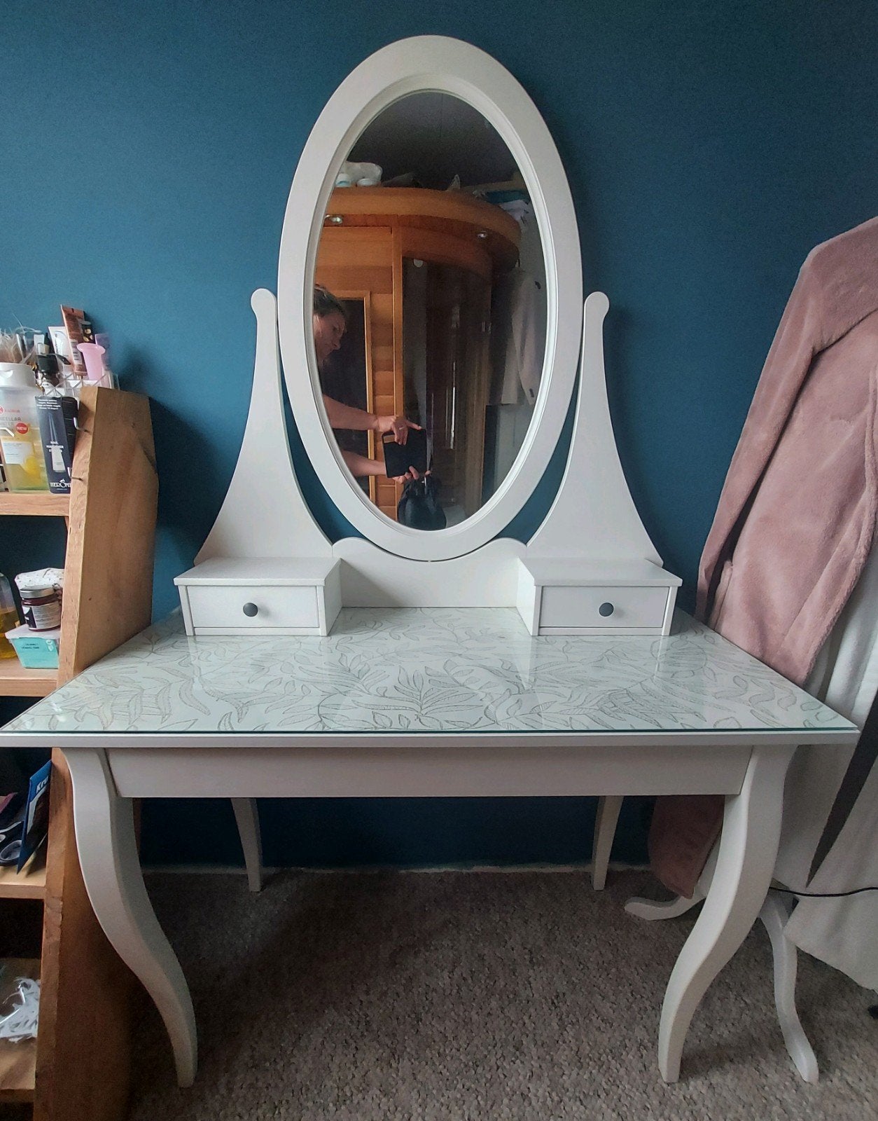 Prachtige kaptafel van de Ikea, Ophalen, Zo goed als nieuw, 50 tot 100 cm, Minder dan 100 cm