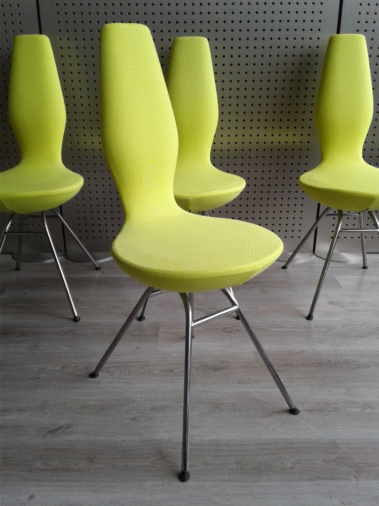 Set van 4x Variér (Stokke) Date (Geel), Zeer Mooi!, Overige kleuren, Overige materialen, Ophalen of Verzenden, Zo goed als nieuw