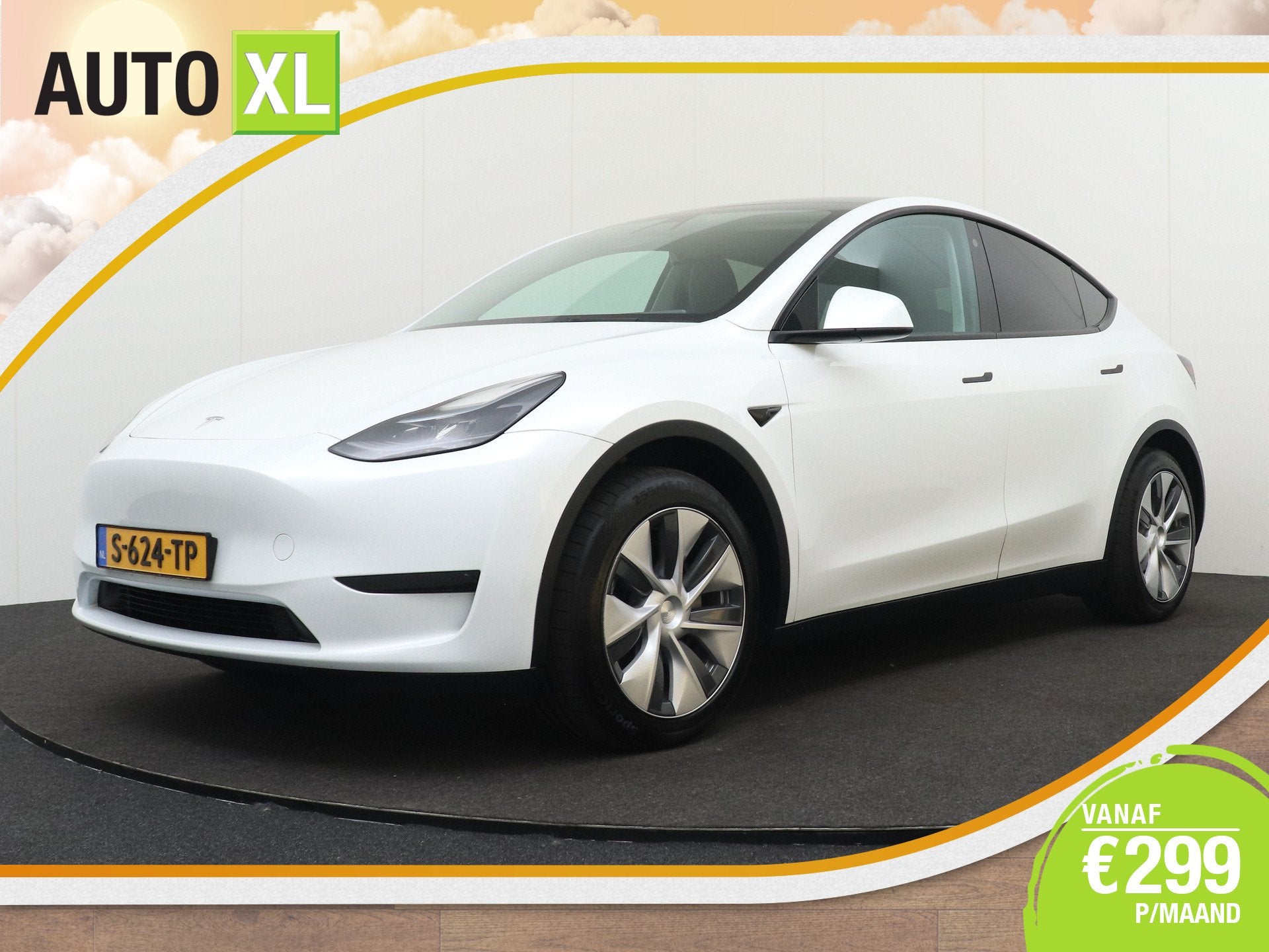 Tesla Model Y RWD 58 kWh (92%SOH) Full Self-Driving Capabili, Auto's, Automaat, Dealer onderhouden, Achterwielaandrijving, Gebruikt