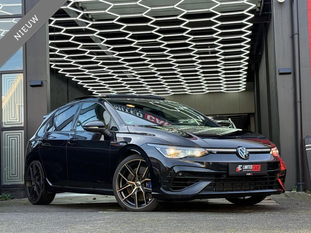 Volkswagen Golf 8R 2.0 TSI R 4Motion PANO, HUP | H&K | NRING, Auto's, Automaat, Gebruikt, Zwart, 4 cilinders
