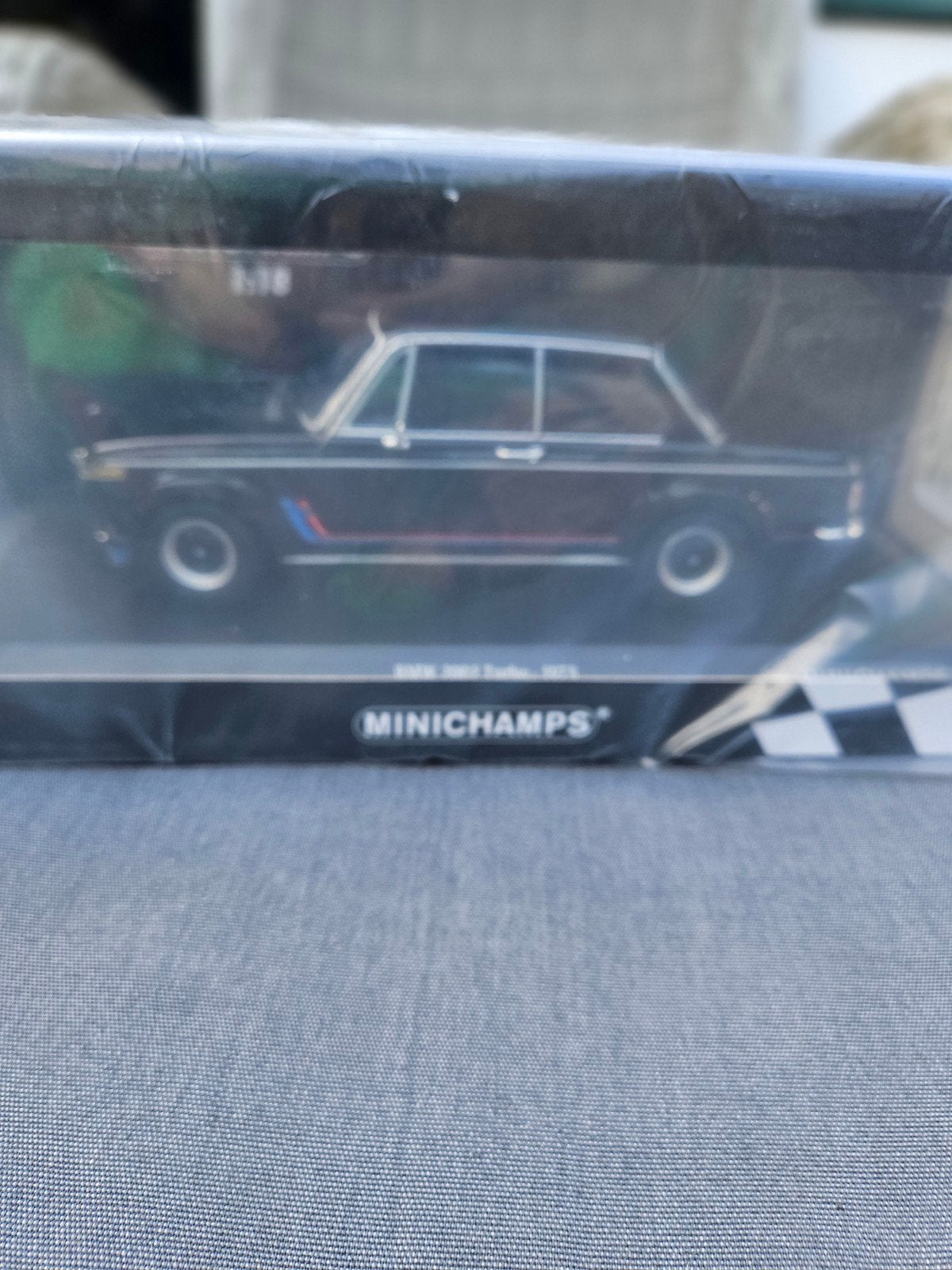 1/18 minichamps bmw 2002 turbo zwart, Hobby en Vrije tijd, Modelauto's | 1:18, Ophalen of Verzenden, Nieuw, MiniChamps