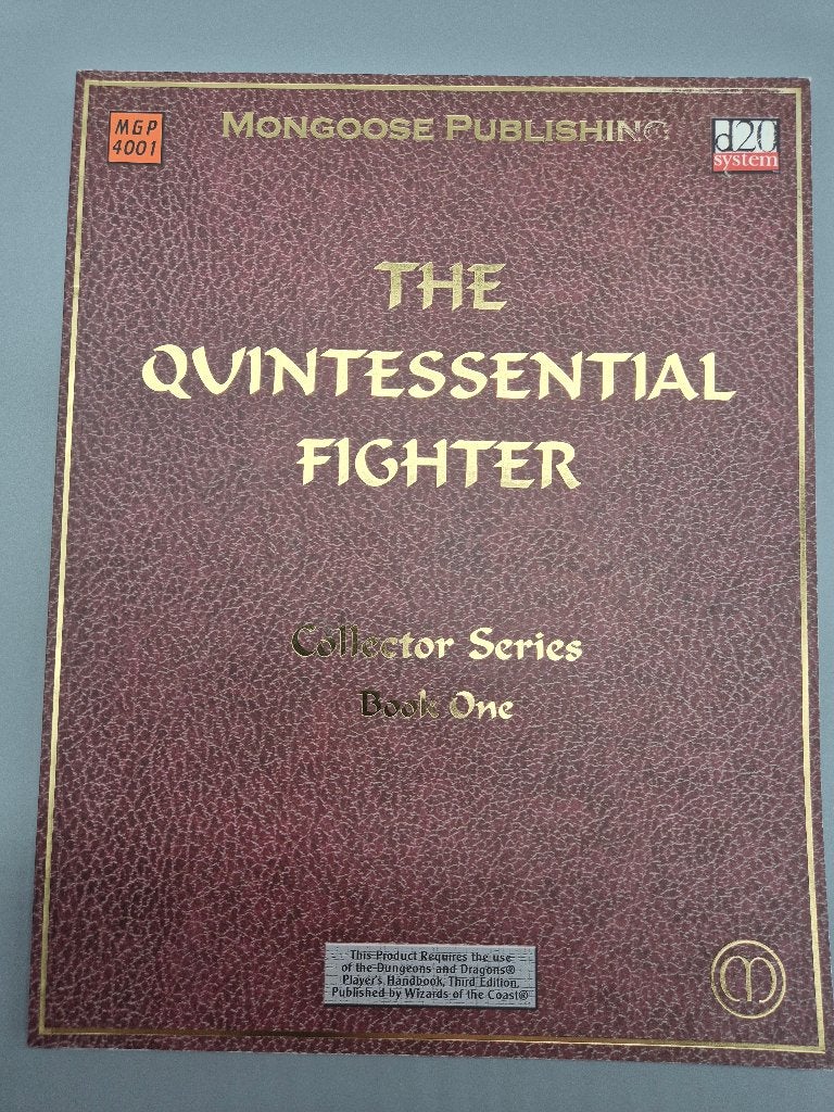 The Quintessential Fighter – D20 System, Ophalen of Verzenden, Historisch, Boek of Catalogus
