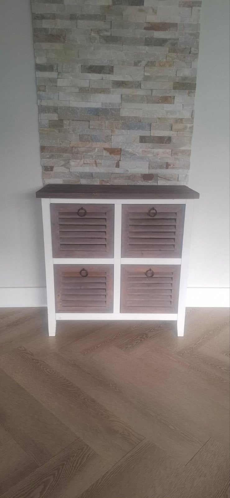 Sidetable met 4 laden - Landelijke stijl, Ophalen, 50 tot 100 cm, Zo goed als nieuw, 3 of 4 laden