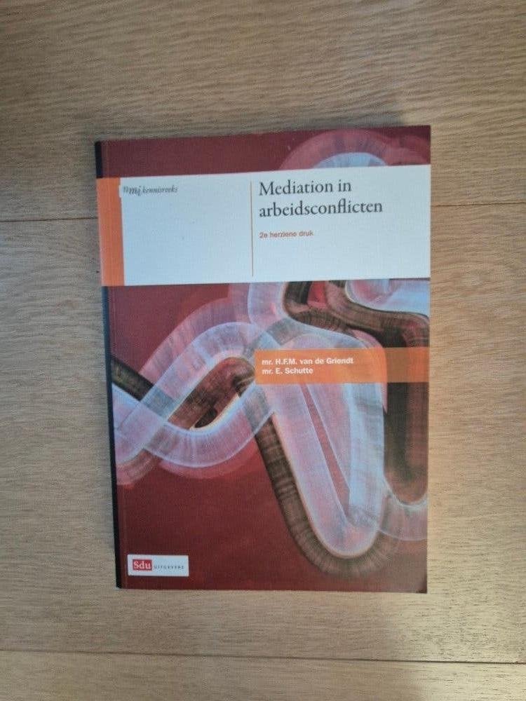 Mediation in arbeidsconflicten, Ophalen of Verzenden, Nieuw