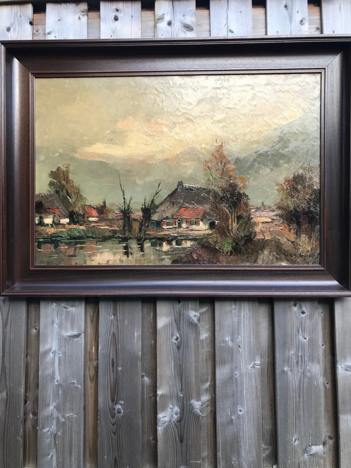 Prachtige schilderij olie verf van Pieter Vosman, Ophalen of Verzenden