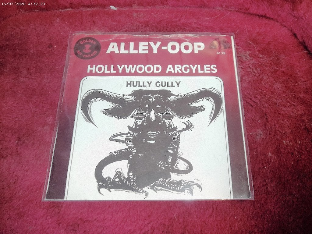 Single Hollywood Argyles - Alley oop HIT, Gebruikt, 7 inch, Ophalen of Verzenden, Pop