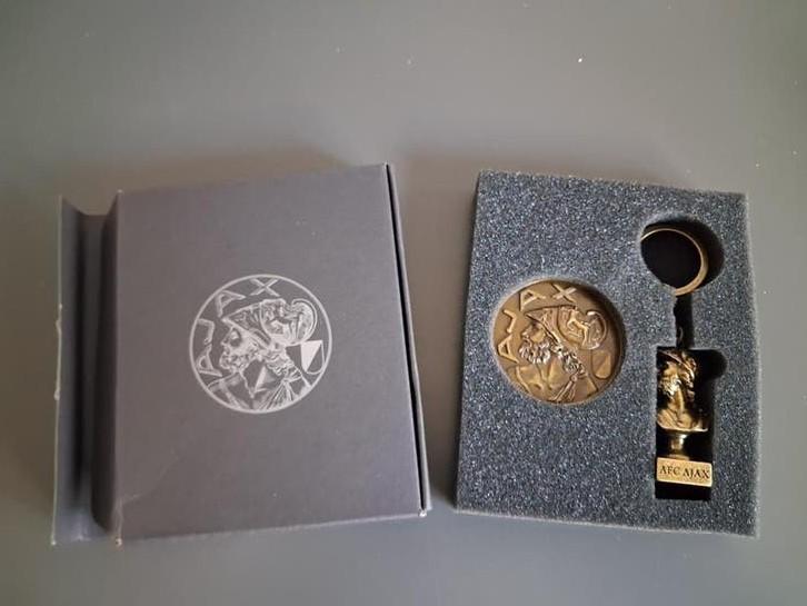 AFCA Ajax Amsterdam Jubileum Sleutelhanger & Magneet, Ophalen of Verzenden, Nieuw, Sport
