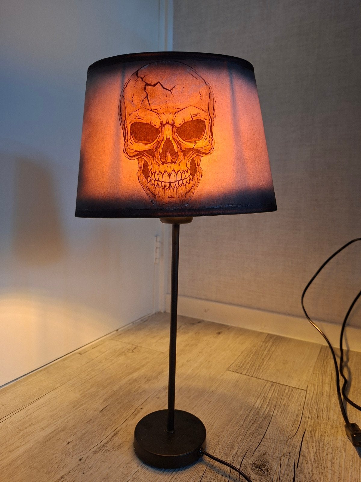 Skulls tafellamp, 49 cm, Overige merken, Textiel, Overige stijlen