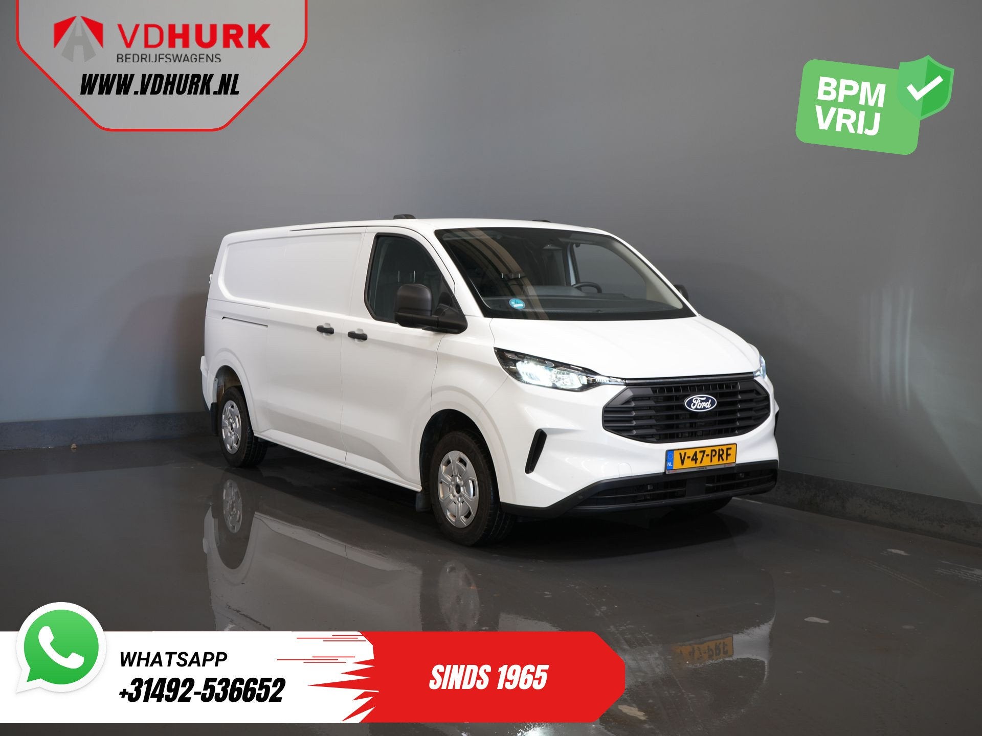Ford Transit Custom 2.0 TDCI L2 Trend Carplay/ Camera/ Clima, Auto diversen, Overige carrosserieën, Sales@vdhurk.nl, Wit, Van den Hurk Bedrijfswagens B.V.