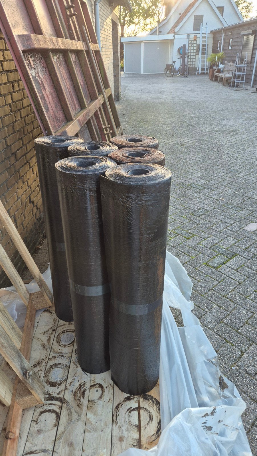 Dakleer rollen - Nieuw en ongebruikt 3mm dik TEAB, Ophalen, Overige materialen, Zwart, Nieuw