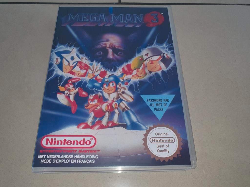 Mega Man 3 NES Game Case, Spelcomputers en Games, Games | Nintendo NES, Avontuur en Actie, Verzenden, 1 speler, Zo goed als nieuw