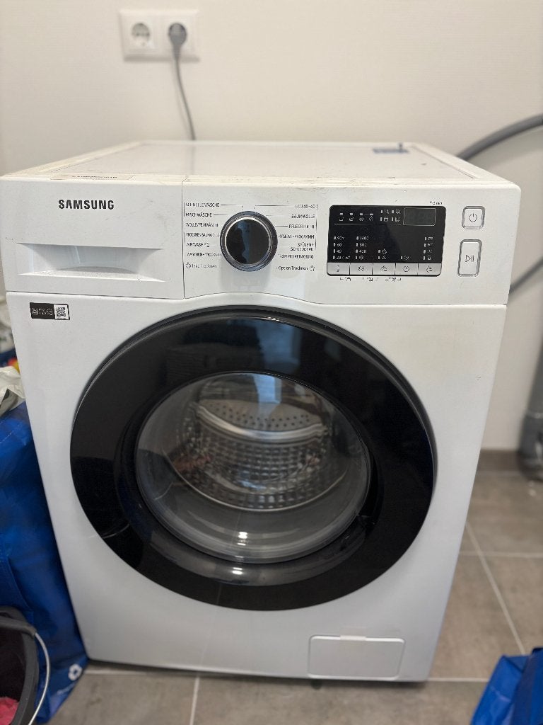 Samsung WD8ET4049CE/EG Washer-Dryer (8kg/5kg) – 1400 RPM, 6 tot 8 kg, Ophalen, Gebruikt, 85 tot 90 cm