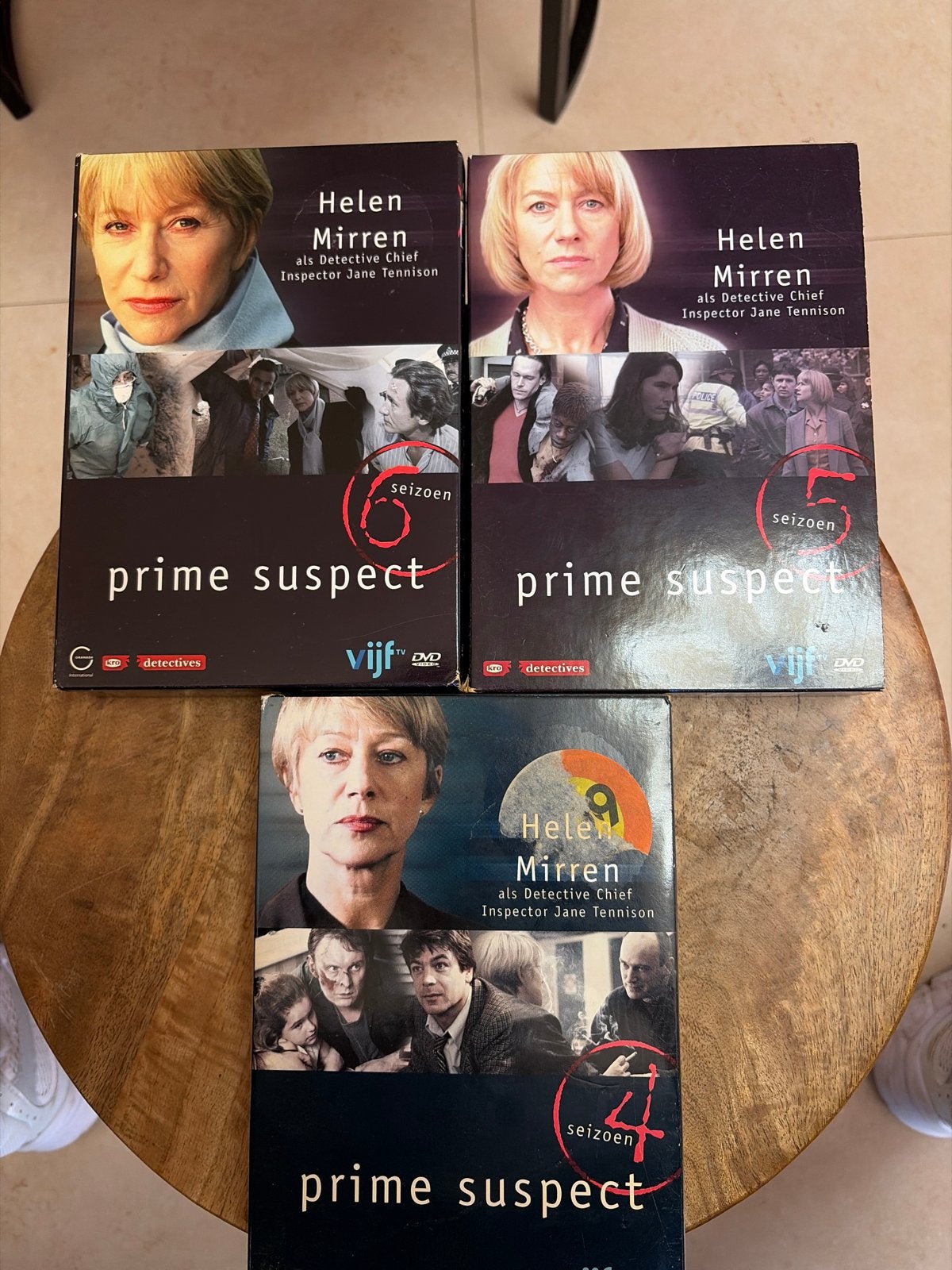 Prime Suspect DVD Boxsets - Seizoen 4, 5 & 6 met Helen Mirre, Ophalen, Misdaad, Seizoen 4, Zo goed als nieuw