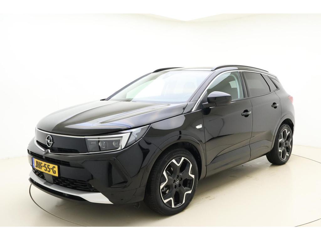 Opel Grandland 1.2 Turbo 130pk Automaat Ultimate | Navigatie, Auto's, Opel, 15 km/l, Gebruikt, 1199 cc, Alcantara