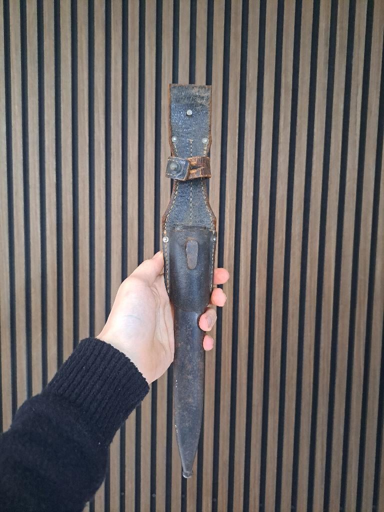 Prachtige duitse K98 bayonet 1942, Ophalen of Verzenden, Overige soorten, Duitsland, Mes of Dolk