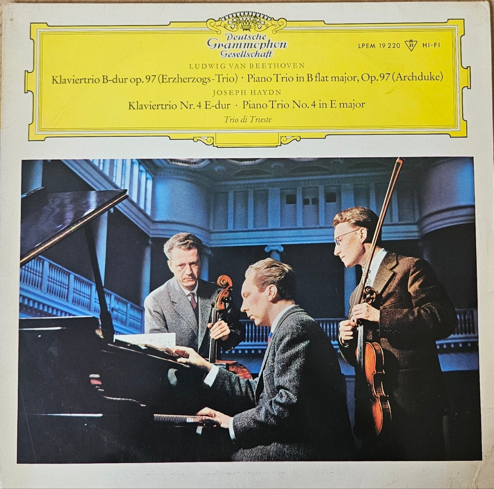 Trio di Trieste - Beethoven / Haydn ( 12-inch ), Verzenden, Classicisme, Zo goed als nieuw, 12 inch