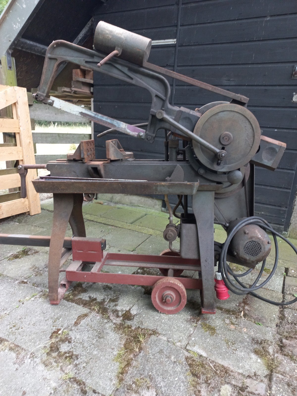 Beugelzaagmachine Bewo, Doe-het-zelf en Verbouw, Gereedschap | Zaagmachines, Ophalen, Gebruikt, Bewo