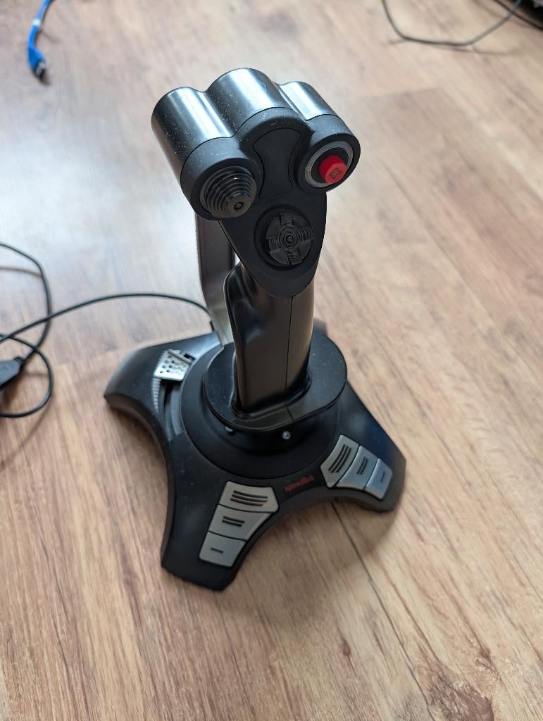 Speedlink Phantom Hawk Flightstick voor PC – USB, Computers en Software, Joysticks, Zo goed als nieuw, Ophalen