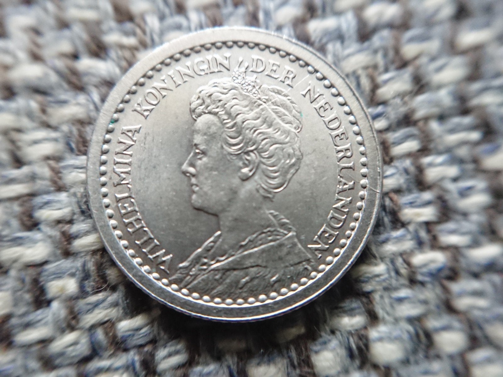 10 cent dubbeltje 1911 Wilhelmina topkwaliteit, Postzegels en Munten, Munten | Nederland, Ophalen of Verzenden, Koningin Wilhelmina