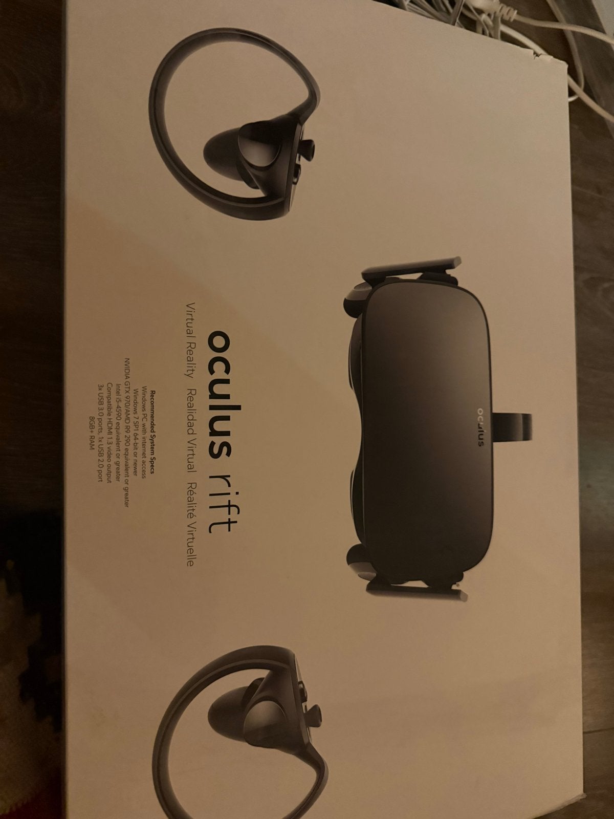 Oculus Rift CV1 VR-bril met controllers en sensoren, Ophalen, Gebruikt, VR-bril, Pc